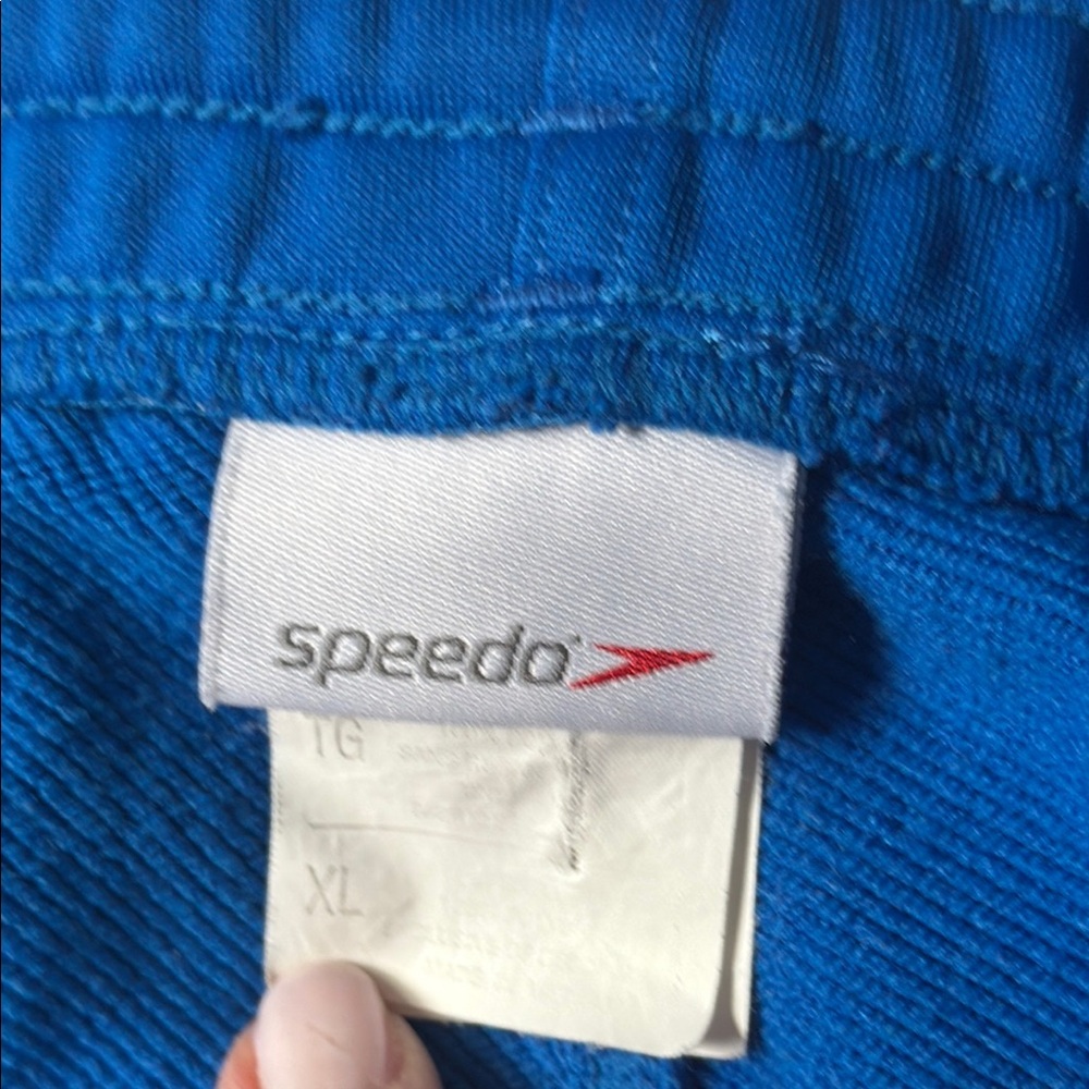 Men’s Speedo Blue Athletic Pants with Stripes - Picture 4 of 8